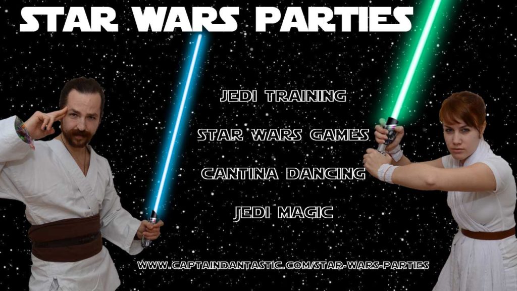 Star Wars Jedi Character For Birthday Parties - Party Princess Productions