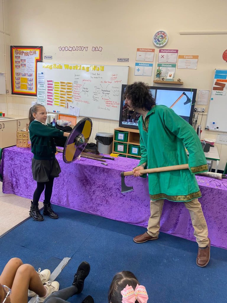 viking school visit